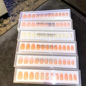 New static nails. Coffin shape